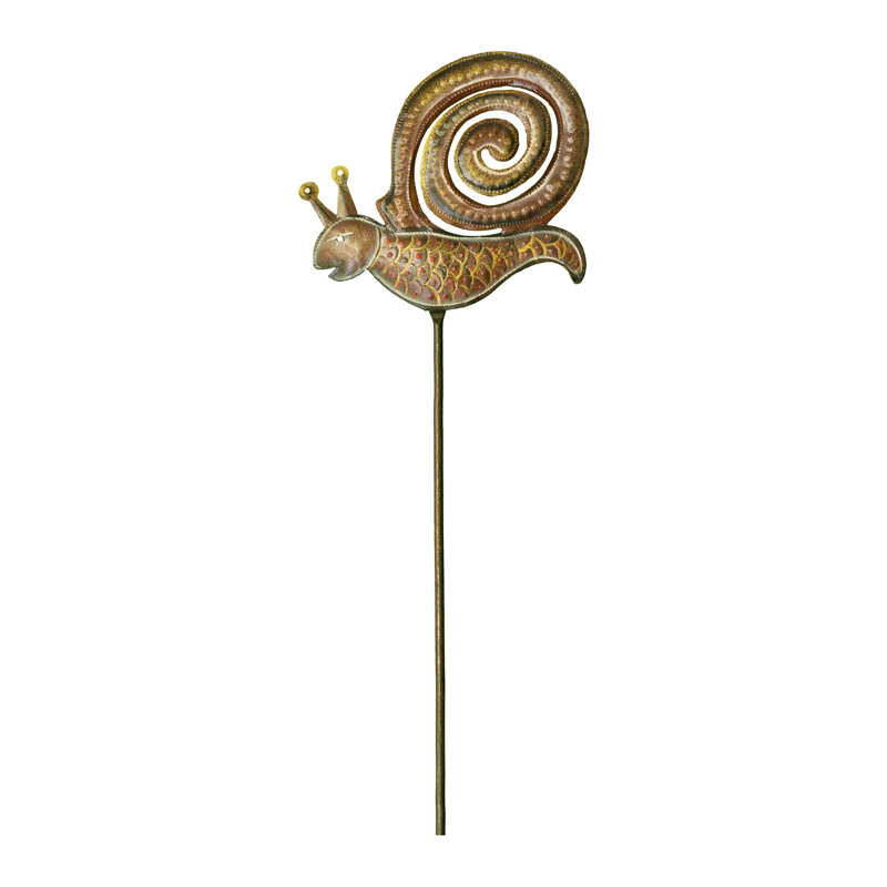 Red Barrel Studio® Filipe Painted Snail Garden Stake Wayfair